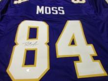 Randy Moss of the Minnesota Vikings signed autographed football jersey PAAS COA 120