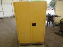 FLAMMABLE LIQUID STORAGE CABINET W/ ELECTRICAL OUTLETS