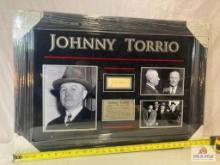 John Torrio Signed Cut Photo Frame