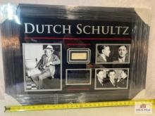 Dutch Schultz Signed Cut Photo Frame