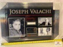 Joseph Valachi "Joe Cargo" Signed Cut Photo Frame