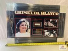 Griselda Blanco Signed Cut Photo Frame
