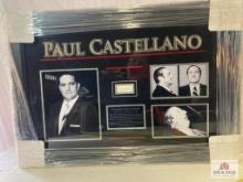 Paul Castellano Signed Cut Photo Frame