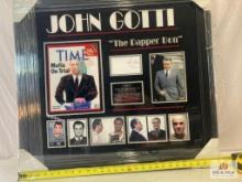 John Gotti Signed Cut Photo Frame