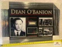 Dean O'Banion Signed Cut Photo Frame