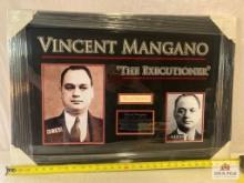 Vincent Mangano Signed Cut Photo Frame