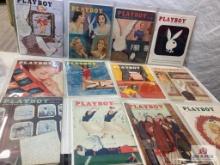 1956 Playboy Magaines complete set of 12