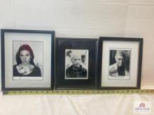 Jennifer Connelly, Richard Dryfuss, & Charlton Heston Signed Photos