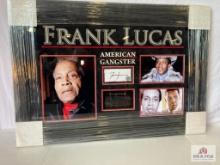 Frank Lucas "American Gangster" Signed Cut Photo Frame