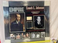 Enoch "Nucky" Johnson Signed Cut & Steve Buscemi Signed Photo Fra
