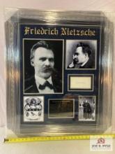 Friedrich Nietzsche Signed Cut Photo Frame