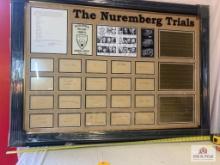 "Trials At Nuremburg" 19 Signature Collage Photo Frame