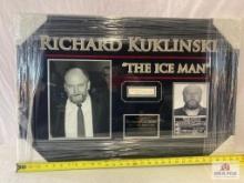 Richard Kuklinski "The Iceman" Signed Cut Photo Frame