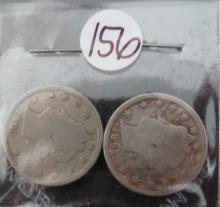 1891 & 1903- Liberty Head Nickel
