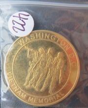 Vietnam Memorial Commemorative Gold Plated, Coin