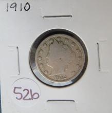 1910- Liberty Head Nickel