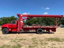 1998 GMC C7500 S/A FLATBED TRUCK