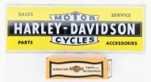 NOS Vintage Harley-Davidson Dealer Window Sticker