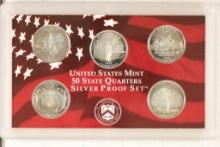 1999 SILVER 50 STATE QUARTER PROOF SET (WITHOUT