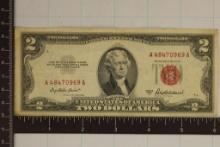 1953-A US $2 RED SEAL NOTE