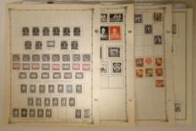 28 STAMP COLLECTORS PAGES FROM CHILI AND CHINA