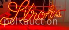 STROHS NEON SIGN  **NO SHIPPING AVAILABLE**