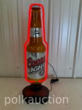 COORS LIGHTED DISPLAY  **NO SHIPPING AVAILABLE**