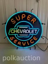 CHEVROLET NEON SIGN  **NO SHIPPING AVAILABLE**