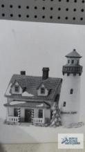 Department 56, New England craggy cove lighthouse