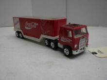 Vintage Buddy L Semi Truck w/ Trailer (Coca Cola Edition)
