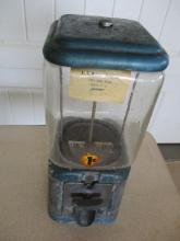 Vintage Acorn 1 Cent Gumball Machine - No Key