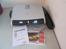 George Foreman Electric Grilling/Panini Press and Cookbook
