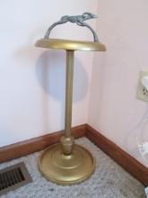 Restored Art Deco Ashtray Stand with Impala Handle