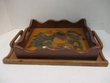 Two Wood Serving Trays