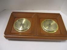 Molded Wood Look Springfield Barometer Weather Station