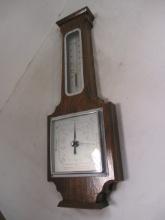 Vintage Shortland Smiths British Made Wood Barometer