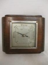 Vintage Shortland Smiths British Made Wood Barometer