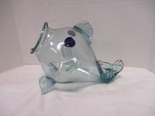 Wide Mouth Art Glass Fish