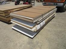Lot Of Various Size Particle/Melamine Wood Sheets