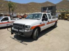 2002 Ford F250 SD Crew-Cab Pickup Truck,