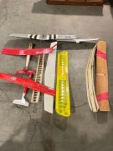 Assorted Model Plane Parts incl Mainly Wings & Bodies - See pics