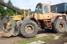 Volvo L120E Wheel Loader w/Pin-On Log Grapple, 10,954hrs, Not Running, PIN-