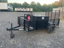 2022 Triple Crown U5X10G single axle tag trailer, 10 ft long, fold down ram (Sells w/Title)