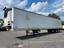 2009 Wabash tandem axle aluminum refrigerated van trailer, 53 ft x 102 in,