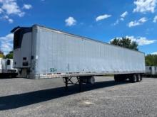 2009 Wabash tandem axle aluminum refrigerated van trailer, 53 ft x 102 in,