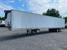 2009 Wabash tandem axle aluminum refrigerated van trailer, 53 ft x 102 in,