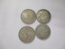 US Silver Morgan Dollars 1880-O, 1881-O, 1890, 1921 4 coins
