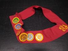 Girl Scout Sash with Patches