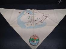 Vintage BSA Scarf-1970 Siouan Scout Reservation-Tan