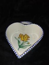 Elizabeth Arden Heart Shape Pottery Dish